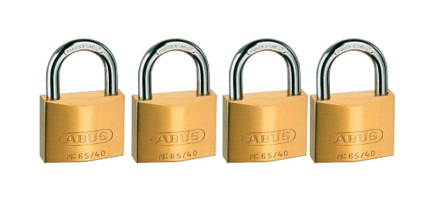 Abus Hengelås 65/40, 4 stk, 40 mm