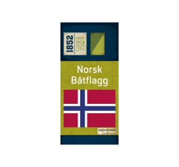 Norsk båtflagg, 65 cm, 1852