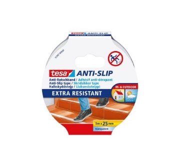 Antisklitape 25mmx5m Transparent - Tesa